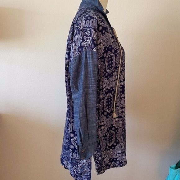 Ivy Jane Paisley Chambray Tunic XS - Picture 5 of 8